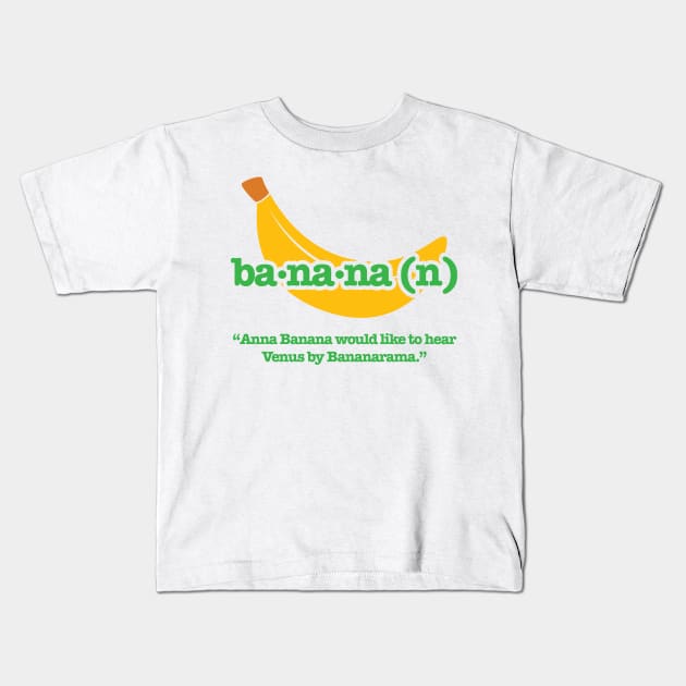 Psych - Banana Kids T-Shirt by erinpriest